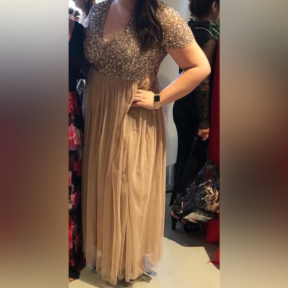 ASOS Sequin Floor Length Dress - Picture 5 of 5